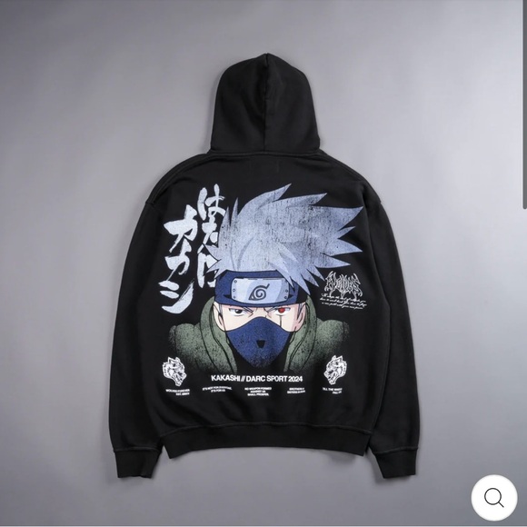 DARC SPORT X NARUTO X KAKASHI HATAKE “NINJA WORLD” HOODIE - Picture 2 of 9